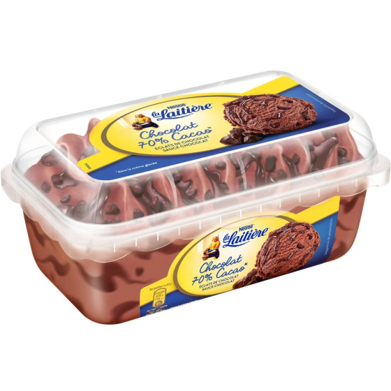 GLACE CHOCOLAT LA LAITIERE 510G