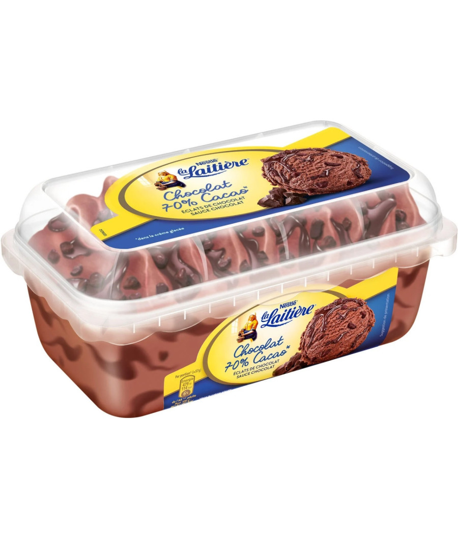 CREME GLACE  CHOCOLAT LA LAITIERE  510G