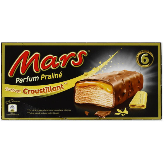 MARS PARFUM PRALINE ENROBAGE CROUSTILLANT 213 G (6× 35.5 G) E
