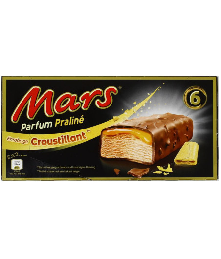 MARS PARFUM PRALINE ENROBAGE CROUSTILLANT 213 G (6× 35.5 G) E