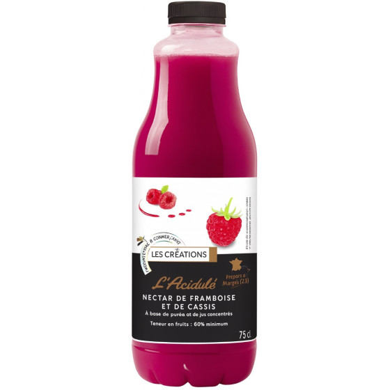 L’ACIDULE NECTAR FRAMBOISES CASSIS 70CL