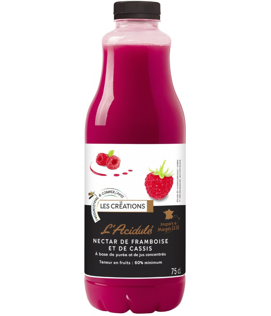L’ACIDULE NECTAR FRAMBOISES CASSIS 70CL