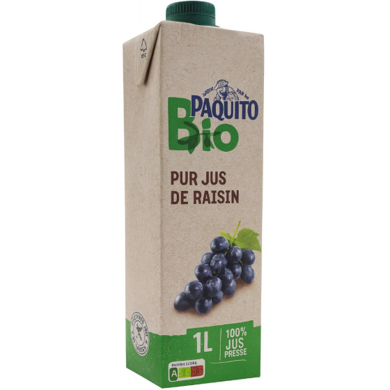 PUR JUS RAISIN BIO PAQUITO 1 L