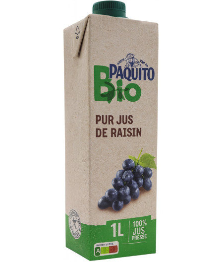 PUR JUS RAISIN BIO PAQUITO 1 L