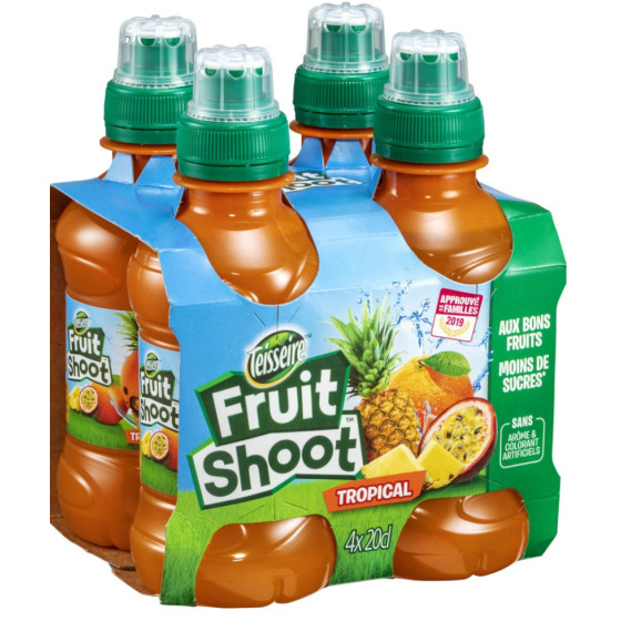 FRUIT SHOOT TROPICAL TEISSEIRE 4X20CL