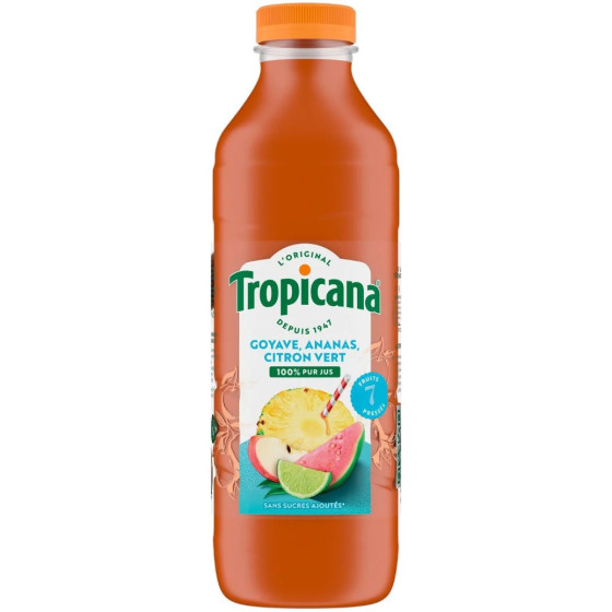 SAMBA GOYAVE ANANAS CITRON VERT TROPICANA 1L