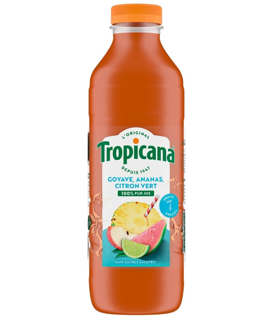 SAMBA GOYAVE ANANAS CITRON VERT TROPICANA 1L