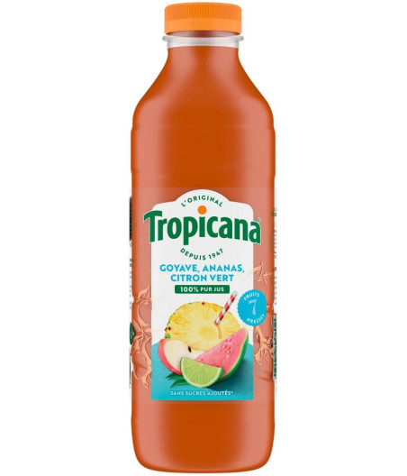 SAMBA GOYAVE ANANAS CITRON VERT TROPICANA 1L