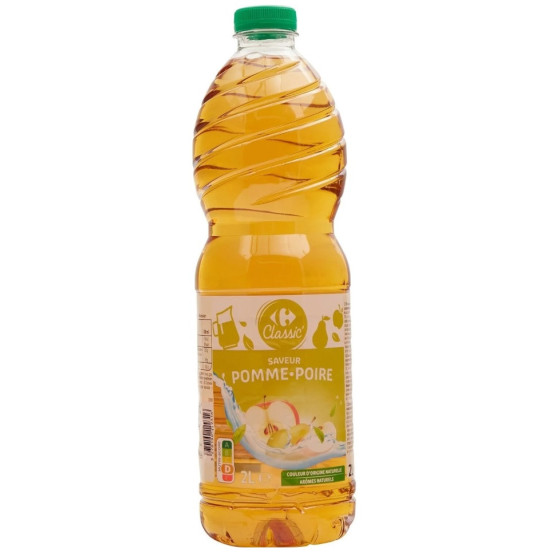 BOISSON SAVEUR POMME POIRE CARREFOUR 2L