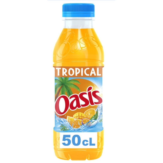 PET 50CL OASIS TROPICAL 100 ML