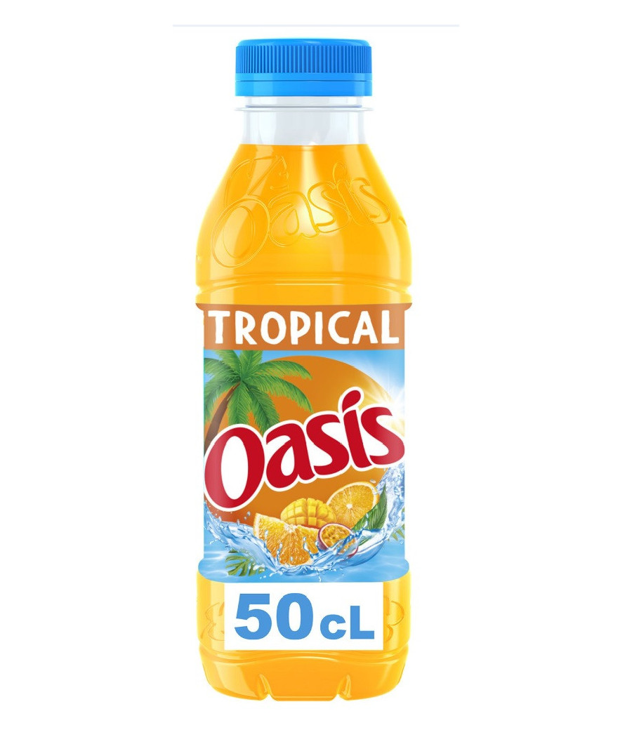 PET 50CL OASIS TROPICAL 100 ML