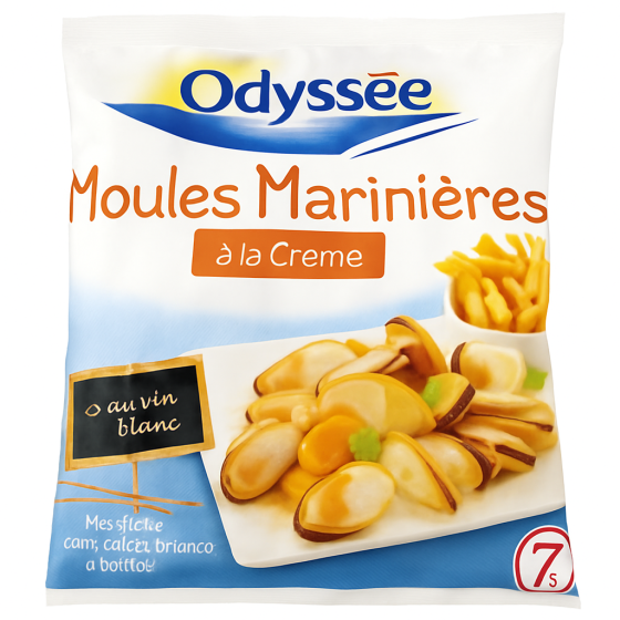 MOULES MARINIERES A LA CREME ODYSSEE 400G