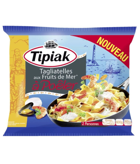 TAGLIATELLES AUX FRUITS DE MER A LA POELE TIPIAK 600G