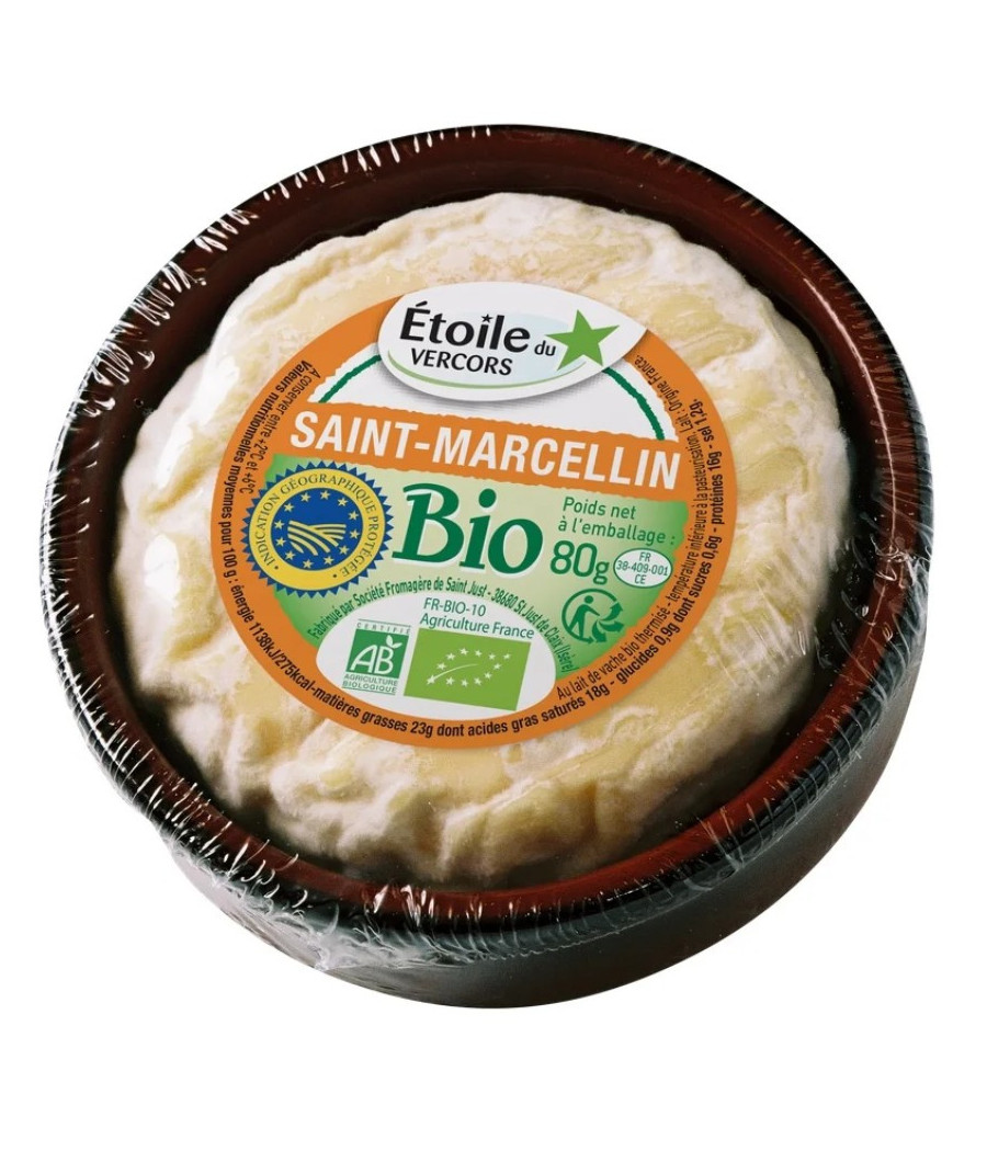 FROMAGE AU LAIT DE VACHE SAINT-MARCELLIN BIO 80G