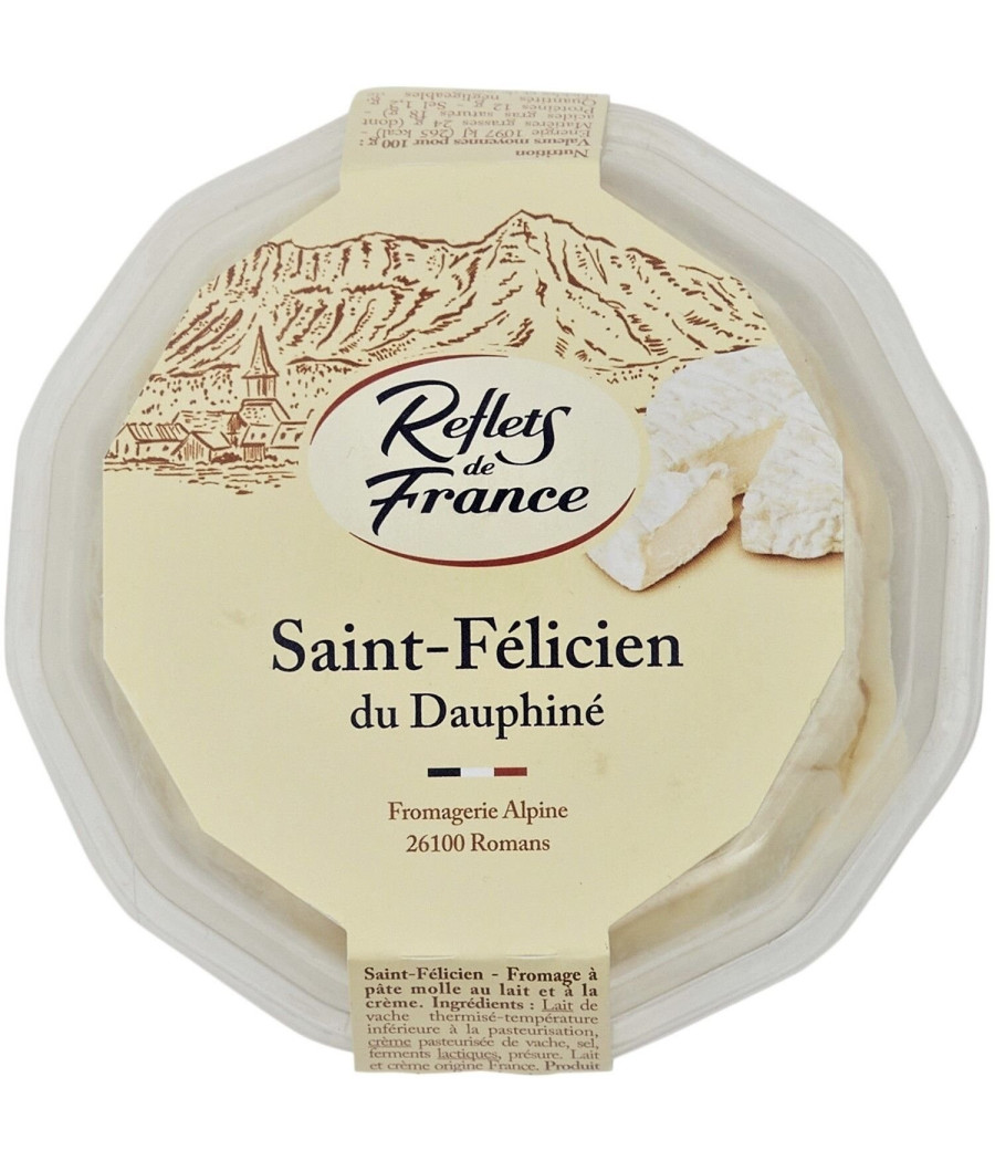 FROMAGE A PATE MOLLE AU LAIT ET A LA CREME SAINT-FELICIEN CARREFOUR 180G