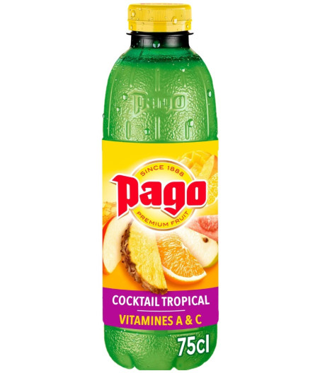 COCKTAIL TROPICAL MULTIVITAMINE PAGO 75CL