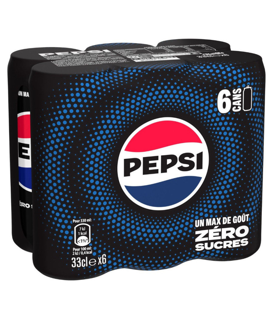 PEPSI ZERO SUCRES 33CL