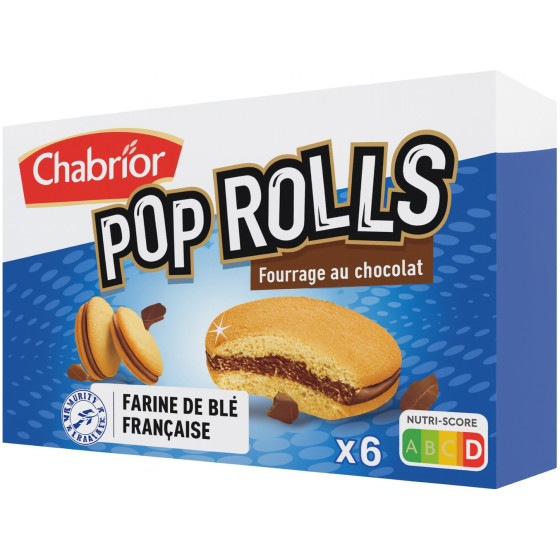 GOUTERS MOELLEUX RONDS FOURRES AU CHOCOLAT CHABRIOR 175G