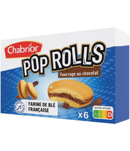 GOUTERS MOELLEUX RONDS FOURRES AU CHOCOLAT CHABRIOR 175G