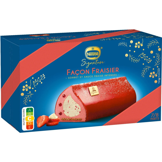 BUCHE GLACEE FACON FRAISIER NESTLE 495G