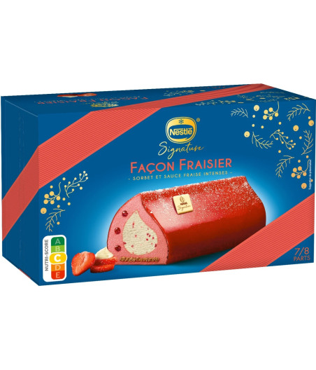BUCHE GLACEE FACON FRAISIER NESTLE 495G