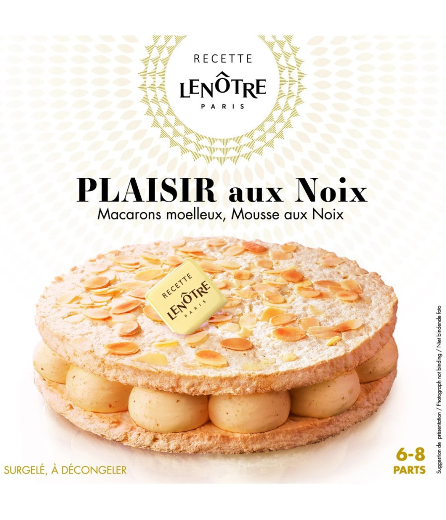 GATEAU AUX NOIX ET MACARON LENOTRE 410G