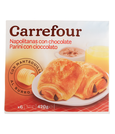 PAINS AU CHOCOLAT SURGELES CARREFOUR 450G