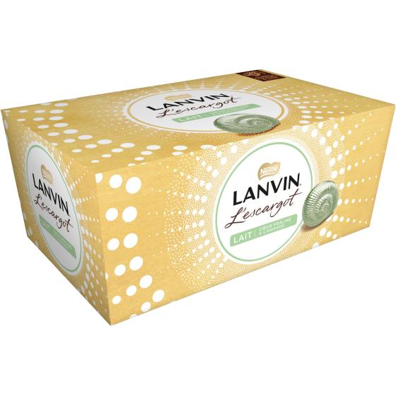 CHOCOLAT ESCARGOT LAIT PRALINE AMANDE LANVIN 164G