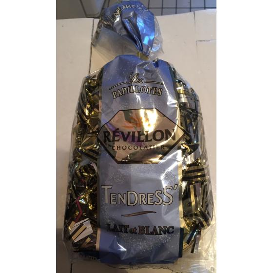 PAPILLOTES TENDRESS LAIT ET BLANC 420 G