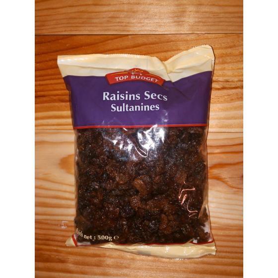 RAISINS SEC SULTANINES 500 G