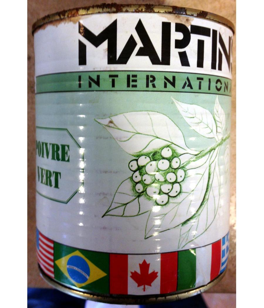 POIVRE VERT POIDS NET TOTAL 800G / POIDS NET EGOUTTE 475 G