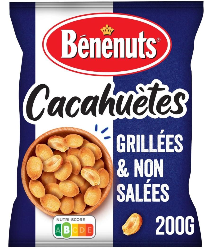 CACAHUETES GRILLEES ET NON SALEES BENENUTS 200G
