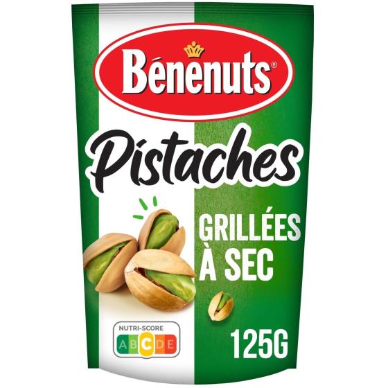PISTACHES GRILLEES A SEC BENENUTS 125G