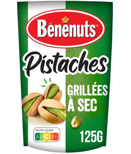 PISTACHES GRILLEES A SEC BENENUTS 125G