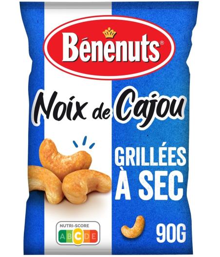 NOIX DE CAJOU GRILLEES A SEC BENENUTS 90G