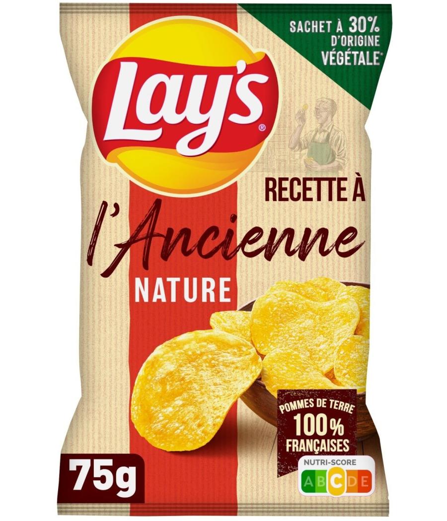 CHIPS RECETTE A L'ANCIENNE NATURE LAY'S 75G