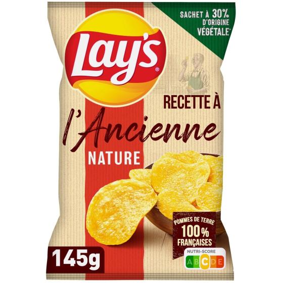 CHIPS RECETTE A L'ANCIENNE NATURE LAY'S 145G