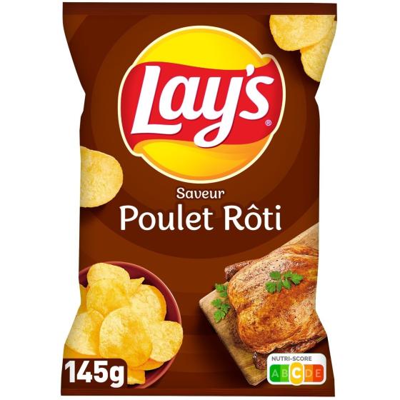 CHIPS SAVEUR POULET ROTI LAY'S 145G