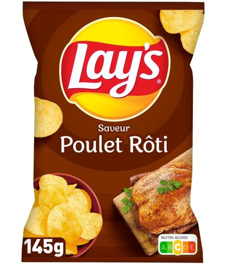 CHIPS SAVEUR POULET ROTI LAY'S 145G