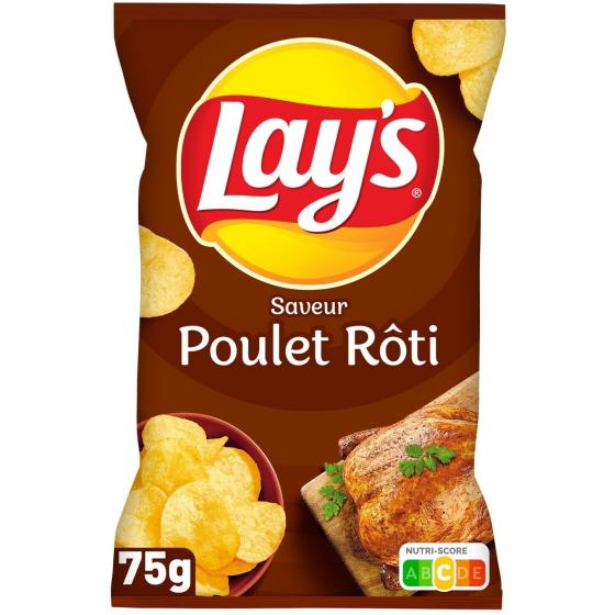 CHIPS SAVEUR POULET ROTI LAY'S 75G