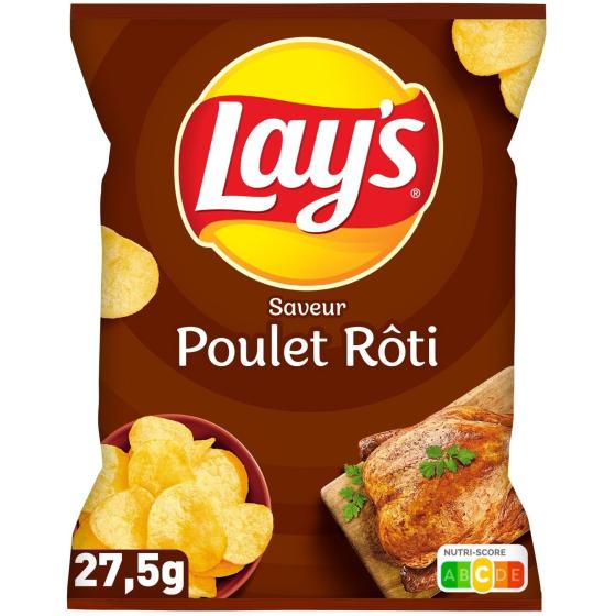 CHIPS SAVEUR POULET ROTI LAY'S 27,5G