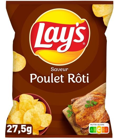 CHIPS SAVEUR POULET ROTI LAY'S 27,5G