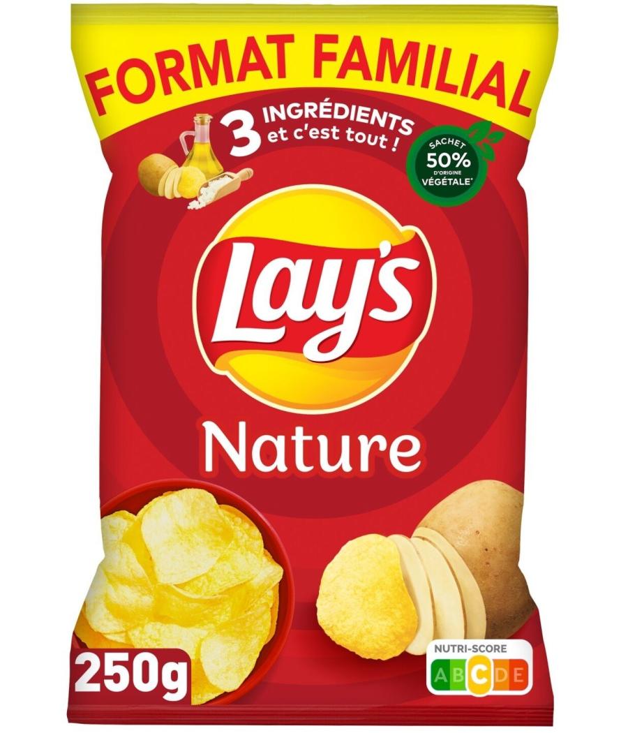 CHIPS NATURE FORMAT FAMILIAL LAY'S 250G