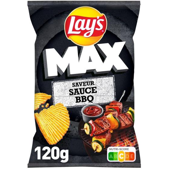 CHIPS MAX SAVEUR SAUCE BBQ LAY'S 120G