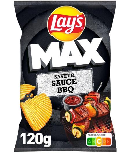 CHIPS MAX SAVEUR SAUCE BBQ LAY'S 120G