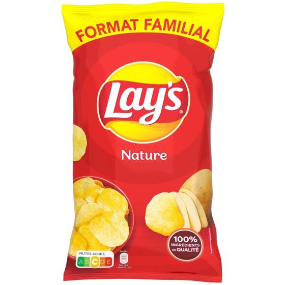 CHIPS NATURE FORMAT FAMILIAL LAY'S 300G