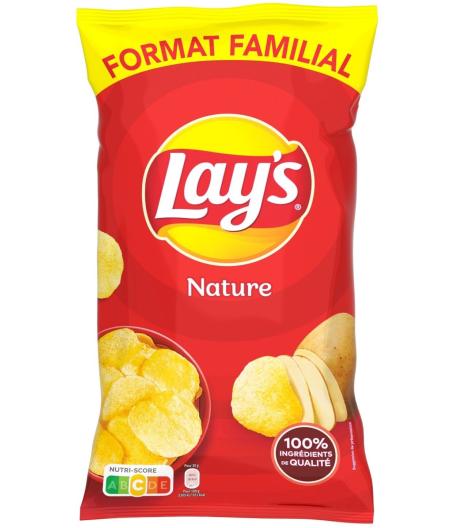 CHIPS NATURE FORMAT FAMILIAL LAY'S 300G