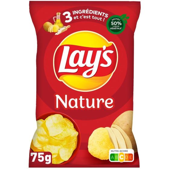 CHIPS NATURE LAY'S 75G