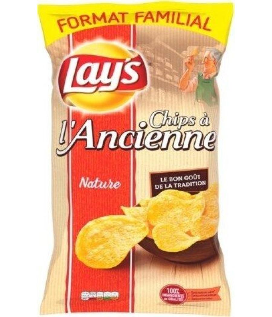 CHIPS RECETTE A L'ANCIENNE NATURE FORMAT FAMILIAL LAY'S 300G