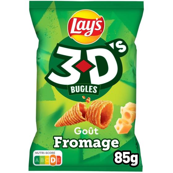3D'S BUGLES GOUT FROMAGE LAY'S 85G